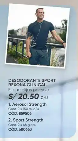 Azzorti Rexona Clinical Desodorante Sport oferta