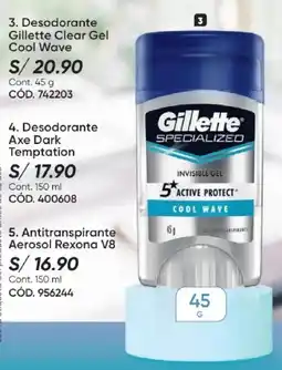 Azzorti Desodorante Gillette Clear Gel Cool Wave oferta