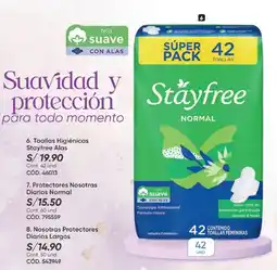 Azzorti Stayfree Toallas Higiénicas Alas oferta