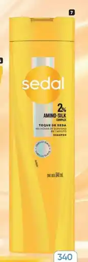 Azzorti sedal 2% amino-silk complex toque de seda shampoo oferta