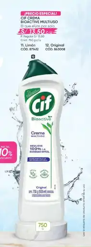 Azzorti Cif crema bioactive multiuso oferta