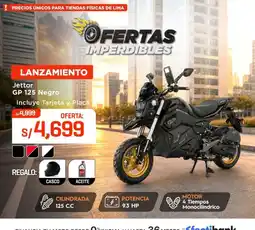 Motocorp Jettor GP 125 Negro oferta