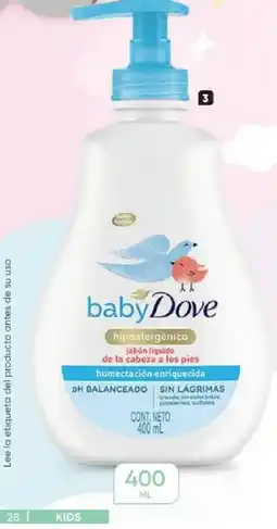 Azzorti Jabón líquido dove baby oferta