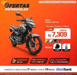 Motocorp Bajaj Pulsar NS125 oferta