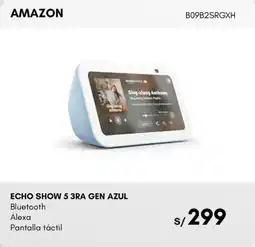La Curacao Amazon echo show 5 3ra gen azul oferta