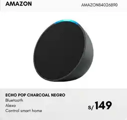 La Curacao Amazon echo pop charcoal negro oferta