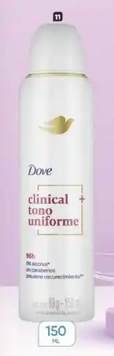 Azzorti Dove Aerosol Clinical Tono Uniforme oferta