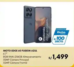 La Curacao motorola moto edge 60 fusion azul oferta