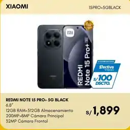 La Curacao Xiaomi redmi note 15 pro+ 5g black oferta