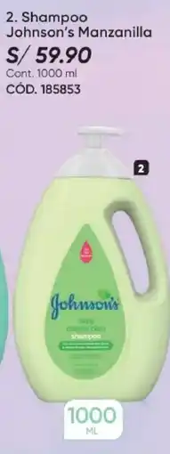 Azzorti Johnson's shampoo manzanilla oferta