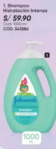Azzorti Johnson's shampoo hidratacion intensa oferta