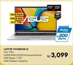 La Curacao Asus laptop vivobook 15 oferta