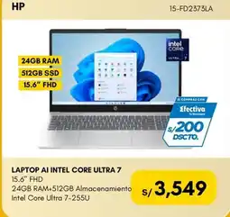 La Curacao Hp laptop ai intel core ultra 7 oferta