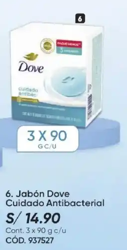 Azzorti Dove jabón cuidado antibacterial oferta