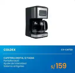 Tiendas EFE Coldex cafetera digital 12 tazas oferta