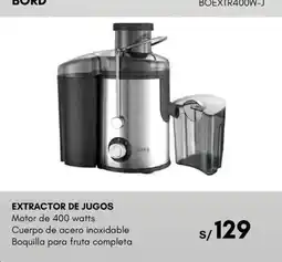 La Curacao Bord extractor de jugos oferta