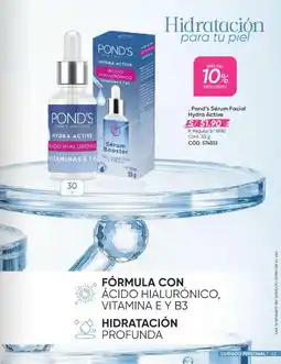 Azzorti Pond's Sérum Facial Hydra Active oferta
