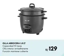 La Curacao Coldex olla arrocera 1.8 lt oferta