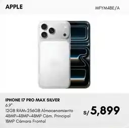 La Curacao Apple iphone 17 pro max silver oferta