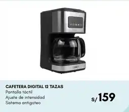 La Curacao Cafetera digital 12 tazas oferta