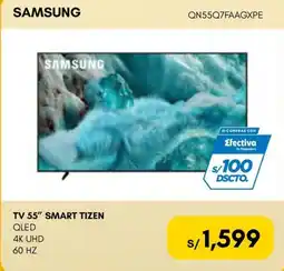 La Curacao Samsung tv 55 smart tizen qled oferta