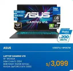 Tiendas EFE Asus laptop gaming v16 oferta