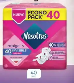 Azzorti Toallas Higiénicas Nosotras Invisible Rapigel oferta