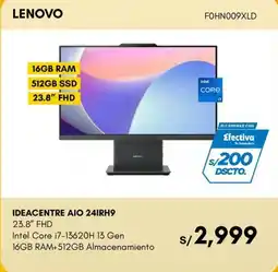 La Curacao Lenovo ideacentre aio 24irh9 oferta