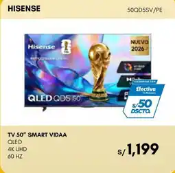 La Curacao Hisense TV 50" Smart Vidaa OLED oferta