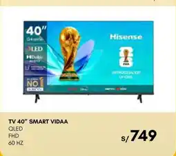 La Curacao Hisense TV 40" SMART VIDAA oferta