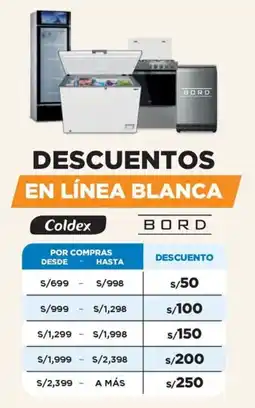 Tiendas EFE Coldex en línea blanca oferta