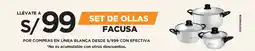 Tiendas EFE Facusa set de ollas oferta