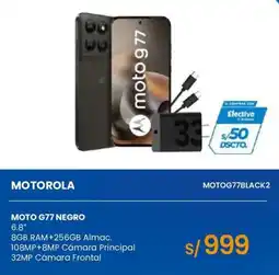 Tiendas EFE Motorola moto g77 negro oferta