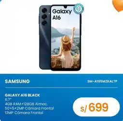 Tiendas EFE Samsung galaxy a16 black oferta