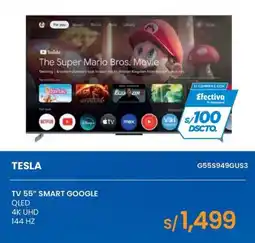 Tiendas EFE Tesla tv 55" smart google qled oferta