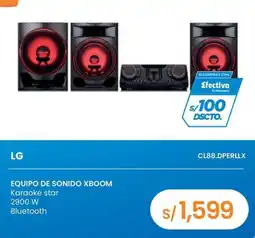 Tiendas EFE LG equipo de sonido xboom karaoke star oferta