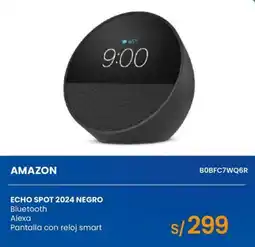 Tiendas EFE Amazon echo spot 2024 negro oferta