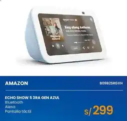 Tiendas EFE Amazon echo show 5 3ra gen azul oferta