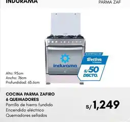 La Curacao Indurama cocina parma zafiro oferta