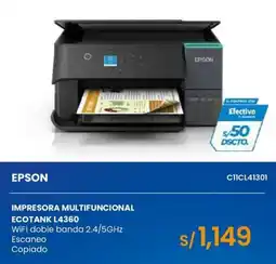 Tiendas EFE Epson impresora multifuncional ecotank l4360 oferta