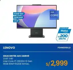 Tiendas EFE Lenovo ideacentre aio 24irh9 oferta
