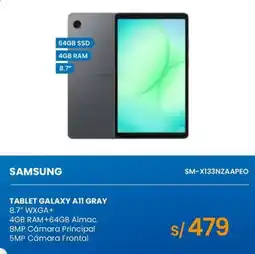Tiendas EFE Samsung tablet galaxy a11 gray oferta