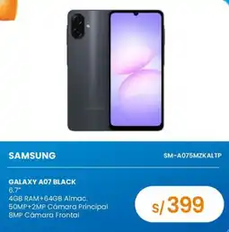 Tiendas EFE Samsung galaxy a07 black oferta