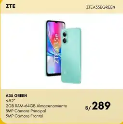 La Curacao Zte a35 green oferta