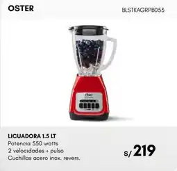 La Curacao Oster licuadora 1.5 lt oferta