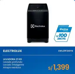Tiendas EFE Electrolux lavadora 21 kg oferta