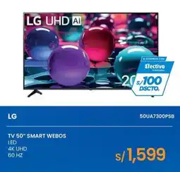Tiendas EFE LG TV 50" SMART WEBOS LED 4K UHD 60 HZ oferta