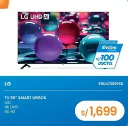 Tiendas EFE LG TV 55" SMART WEBOS oferta