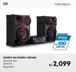 La Curacao LG equipo de sonido xboom karaoke star oferta