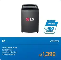 Tiendas EFE LG lavadora 16 kg oferta